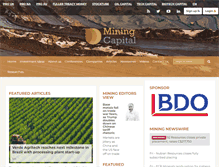 Tablet Screenshot of miningcapital.com